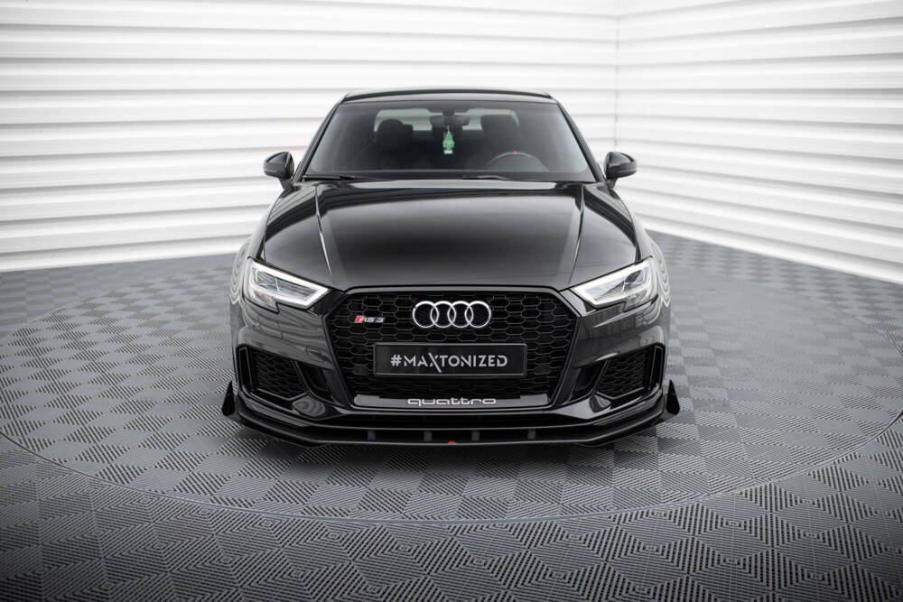 Street Pro Splitter + Flaps V.1 + Flaps Audi RS3 Sedan 8V Facelift