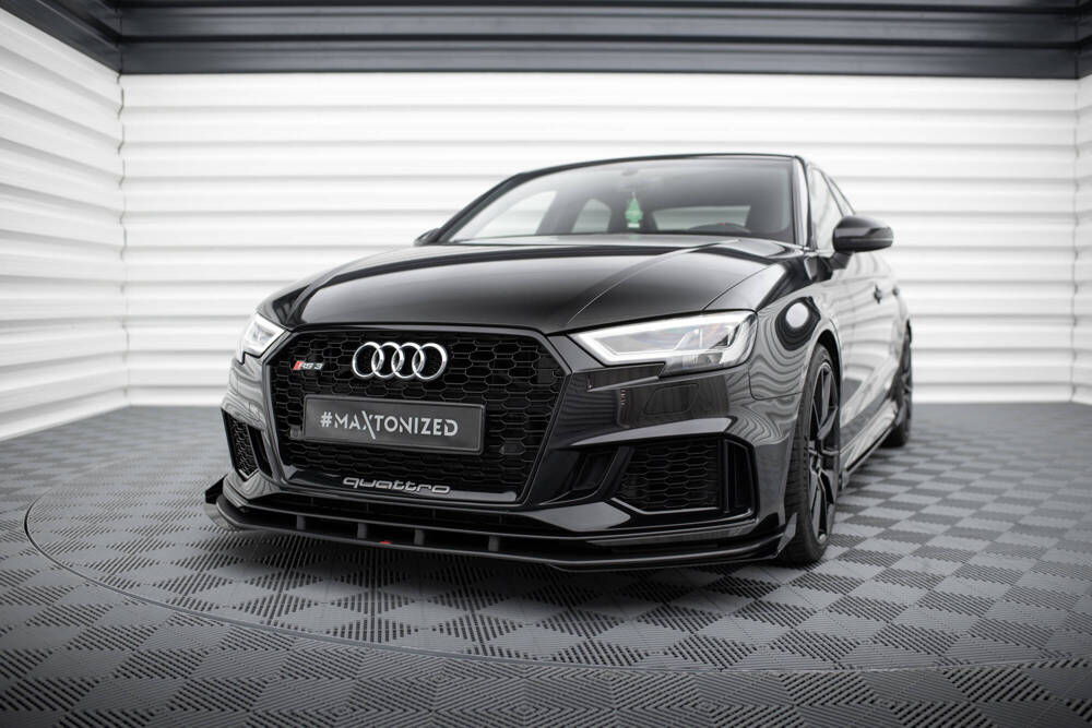 Street Pro Splitter + Flaps V.1 + Flaps Audi RS3 Sedan 8V Facelift