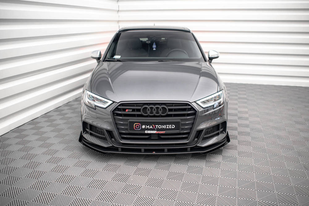 Street Pro Splitter + Flaps V.1 + Flaps Audi S3 / A3 S-Line Sportback 8V Facelift