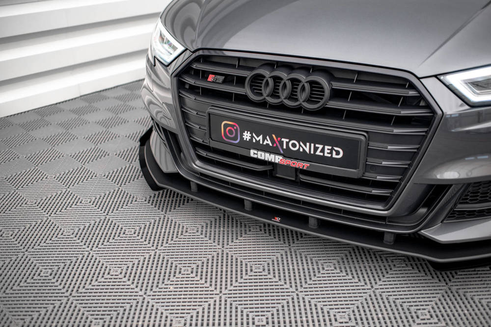 Street Pro Splitter + Flaps V.1 + Flaps Audi S3 / A3 S-Line Sportback 8V Facelift