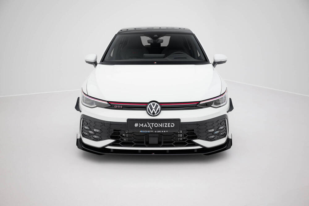 Street Pro Splitter + Flaps Volkswagen Golf GTI / GTE / R-Line Mk8 Facelift