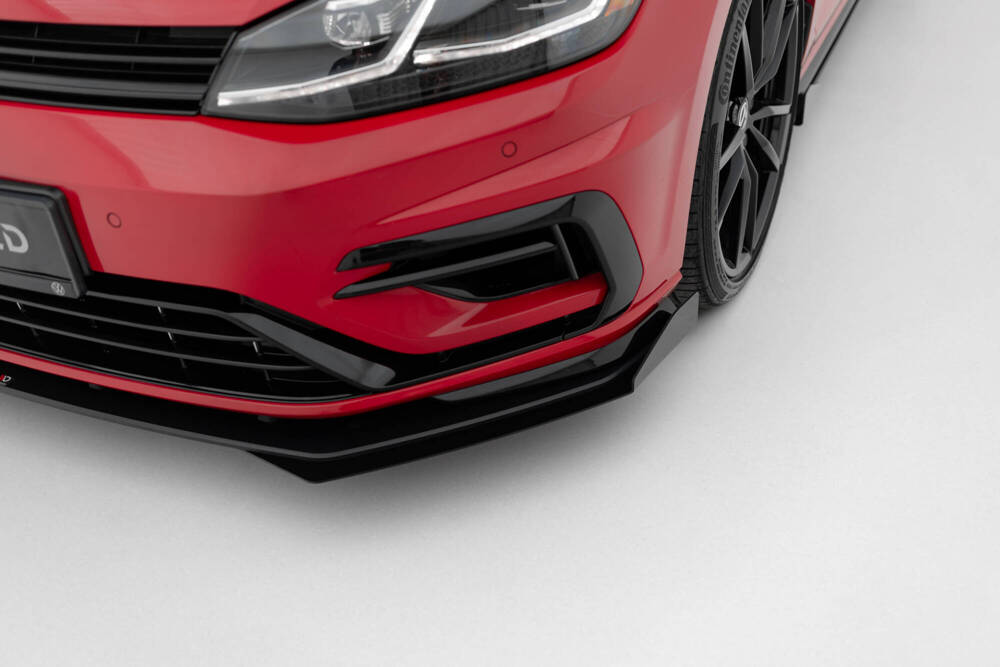 Street Pro Splitter + Flaps Volkswagen Golf R / R-Line Mk7 Facelift