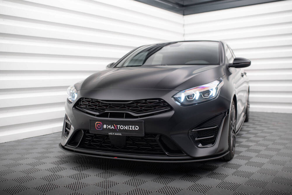 Street Pro Splitter Kia Proceed GT Mk3 Facelift / Ceed GT / GT - Line Mk1 Facelift 