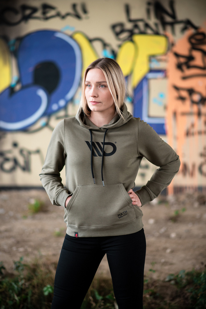 Womens Khaki Hoodie