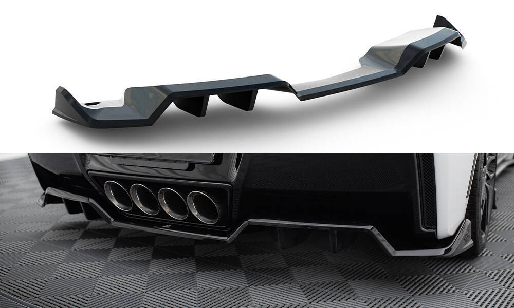 Zentrale Hinten Splitter (mit einem vertikalem balken) Chevrolet Corvette C7