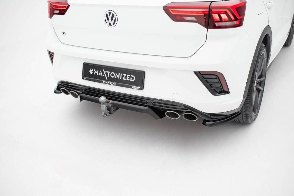 Zentrale Hinten Splitter (mit einem vertikalem balken) Volkswagen T-Roc R Mk1