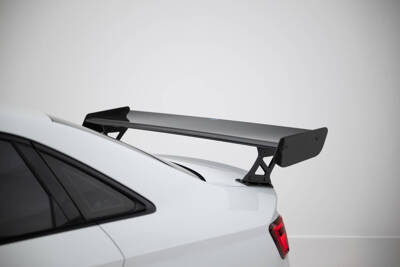 Carbon Spoiler With External Brackets Uprights  Audi A3 / A3 S-Line / S3 / RS3 Sedan 8V / 8V Facelift