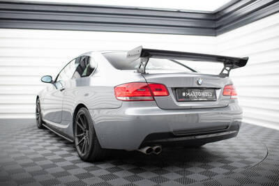 Carbon Spoiler With External Brackets Uprights  BMW 3 / M3 Coupe E92