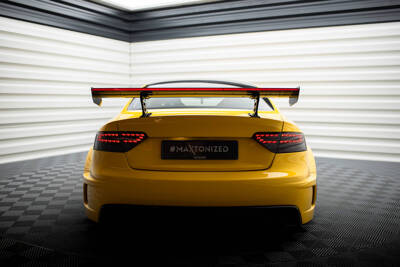 Carbon Spoiler With Internal Brackets Uprights + LED Audi A5 Coupe 8T