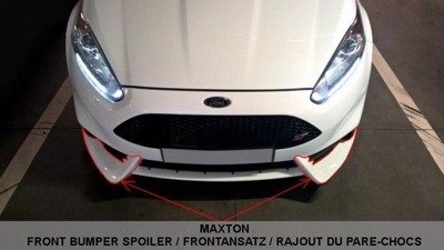 Front Diffusor Ford Fiesta ST Mk7 FL (Mit Maxton Design Stoßstange)