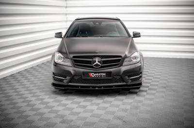 Front Diffusor V.2 Mercedes-Benz C Coupe / Sedan / Estate  AMG-Line C204 / W204 Facelift / S204 Facelift