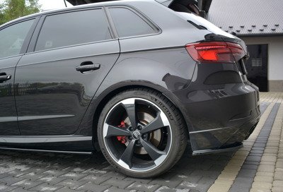 Heck Diffusor Seite Audi RS3 8V FL Sportback