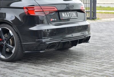 Heck Diffusor Seite Audi RS3 8V FL Sportback