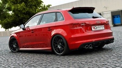 Heck Diffusor Seite Audi S3 / A3 S-Line 8V Hachback / Sportback