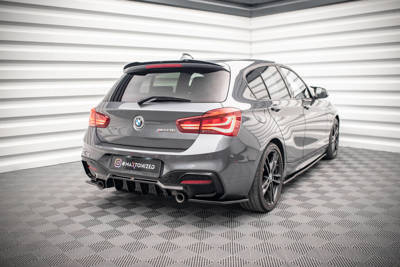 Heck Diffusor Seite BMW 1 F20 Facelift M-power