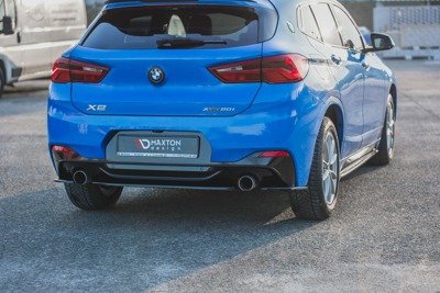 Heck Diffusor Seite BMW X2 F39 M-Pack