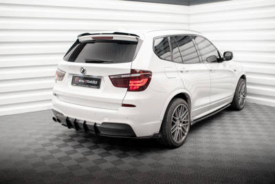 Heck Diffusor Seite BMW X3 M-Pack F25