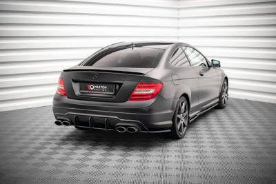 Heck Diffusor Seite Mercedes-Benz C Coupe / Sedan / Estate  AMG-Line C204 / W204 Facelift / S204 Facelift