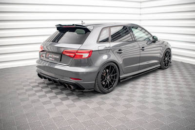 Heck Diffusor Seite V.1 Audi S3 Sportback 8V Facelift