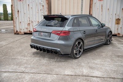 Heck Diffusor Seite V.2 Audi RS3 8V Sportback