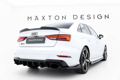 Heck Diffusor Seite V.5 Audi RS3 Sedan 8V Facelift