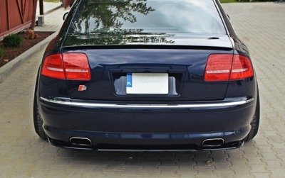 Hinten Splitter Audi A8 W12 D3 (mit einem vertikalen Balken)