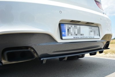 Hinten Splitter BMW 6 Gran Coupé MPACK (mit einem vertikalen Balken)