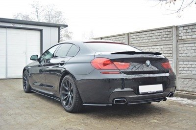 Hinten Splitter BMW 6 Gran Coupé MPACK (mit einem vertikalen Balken)