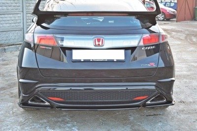 Hinten Splitter HONDA CIVIC VIII TYPE S/R (ohne vertikale Balken)