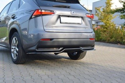 Hinten Splitter Lexus NX Mk1 H (ohne vertikale Balken)