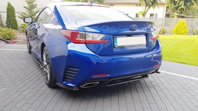 Hinten Splitter (OHNE VERTIKALE BALKEN) Lexus Rc