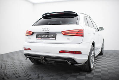 Hinten Splitter (mit einem vertikalem balken) Audi Q3 S-line 8U