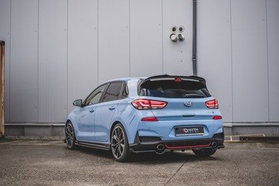 Hinten Splitter (mit einem vertikalem balken) Hyundai I30 N Mk3 Hatchback