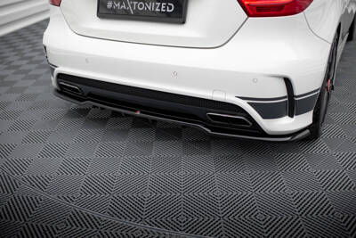 Hinten Splitter (mit einem vertikalem balken) Mercedes-Benz A45 AMG W176