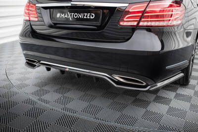 Hinten Splitter (mit einem vertikalem balken) Mercedes-Benz E W212 Facelift