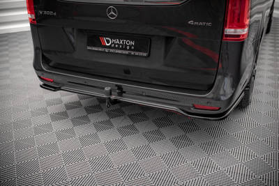 Hinten Splitter (mit einem vertikalem balken) Mercedes-Benz V-Class AMG-Line W447 Facelift