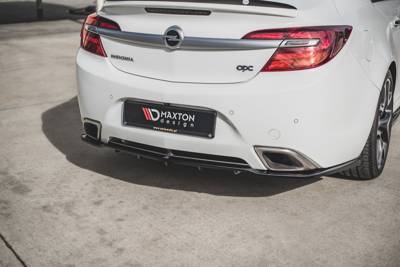 Hinten Splitter (mit einem vertikalem balken) Opel Insignia Mk. 1 OPC Facelift