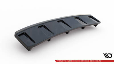 Hinten Splitter (mit senkrechten Balken) Audi A7 S-Line C7 Facelift