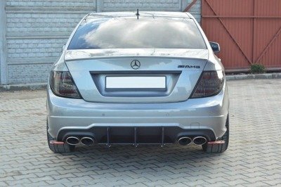 Mercedes-Benz C Sedan / Estate AMG-Line W204 / S204 HECKSCHURZE & HECK DIFFUSOR SEITE L+R