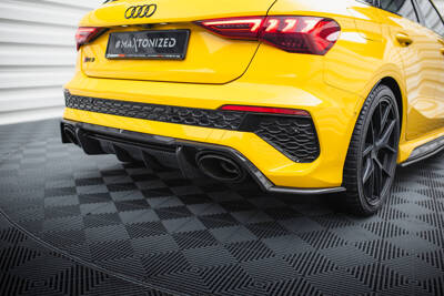 Prepreg Carbon Fiber Heck Diffusor Seite Audi RS3 Sportback 8Y