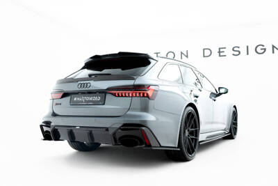 Prepreg Carbon Fiber Heck Diffusor Seite Audi RS6 / RS7 C8 