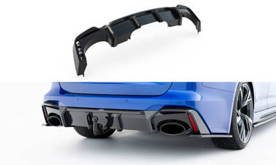 Prepreg Carbon Fiber Heckansatz Audi RS6 / RS7 C8  (version with towbar)