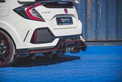 Rennen Haltbarkeit Heckansatz Honda Civic X Type R 