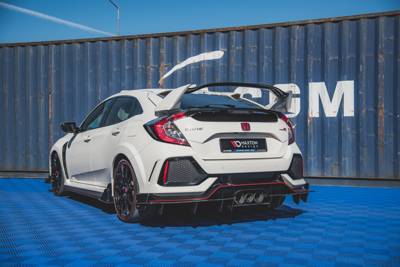 Rennen Haltbarkeit Heckansatz Honda Civic X Type R 