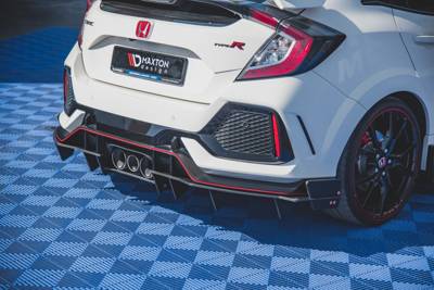 Rennen Haltbarkeit Heckansatz Honda Civic X Type R 