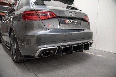 Rennen Haltbarkeit Heckschurze V.2 Audi RS3 8V Sportback