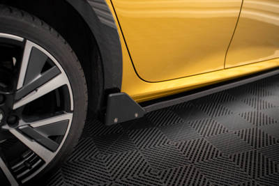 Seitenschweller Diffusor + Flaps Peugeot 208 GT Mk2