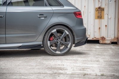 Street Pro Heck Diffusor Seite + Flaps Audi RS3 8V Sportback