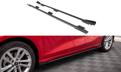 Street Pro Seitenschweller Diffusor + Flaps Audi A3 8Y