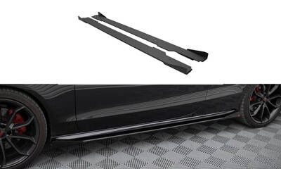 Street Pro Seitenschweller Diffusor + Flaps Audi A5 / A5 S-Line / S5 Coupe / Cabrio 8T / 8T Facelift